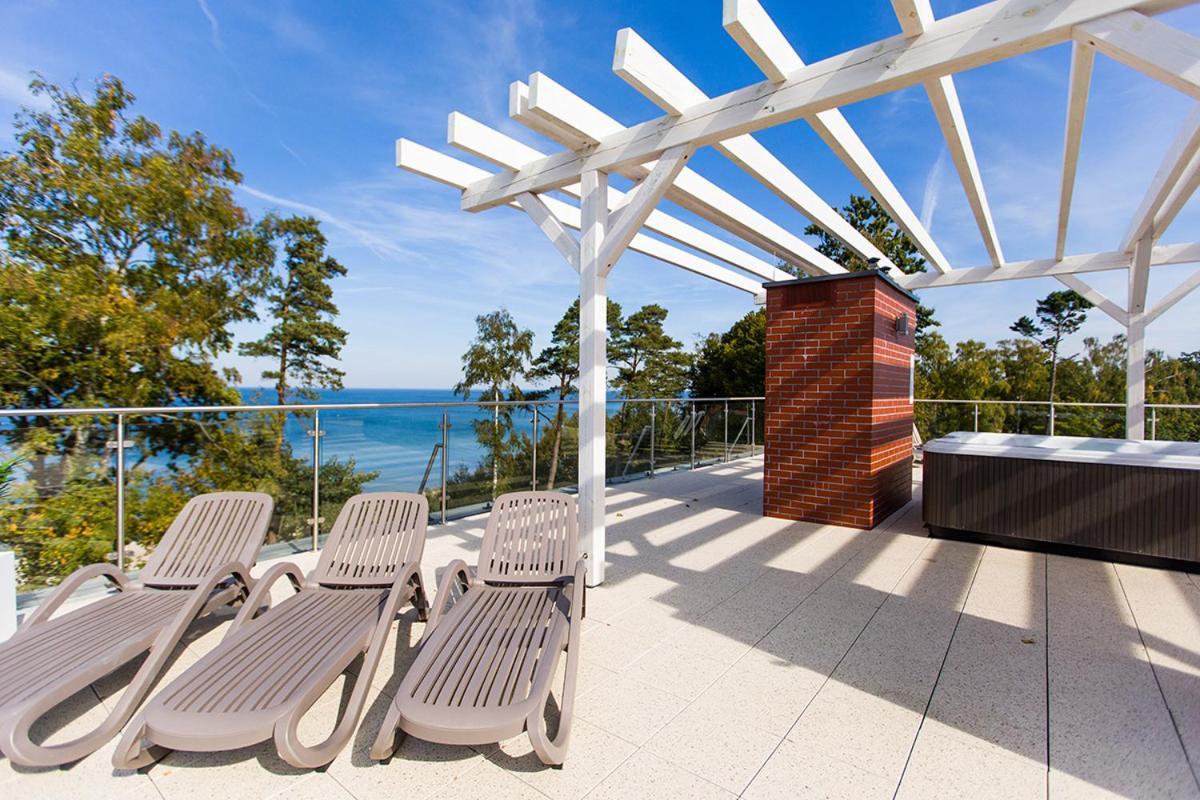 7m Z Basenem W Jednym Budynku Klifowa Bon Turystyczny !!! Free Private Parking Apartment Rewal