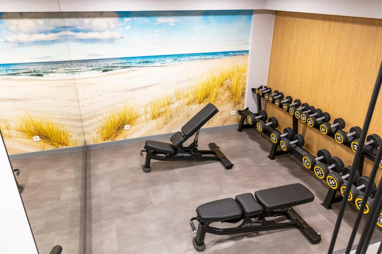 7m Z Basenem W Jednym Budynku Klifowa Bon Turystyczny !!! Free Private Parking Apartment Rewal
